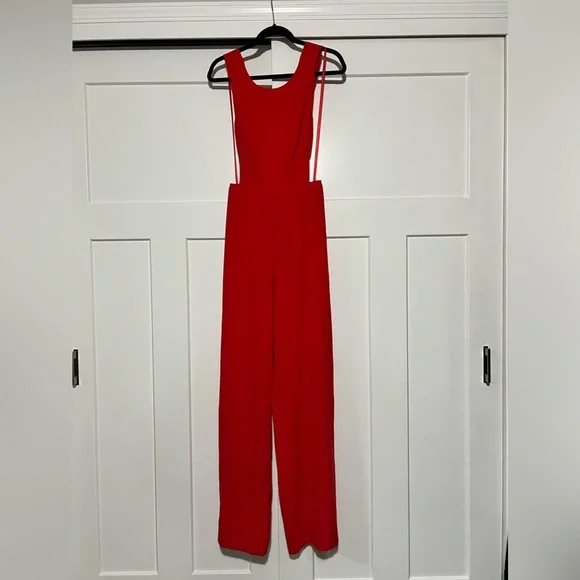 Dress Bcbg Red Jumpsuit BCBGMAXAZRIA Red Jumpsuit NWT